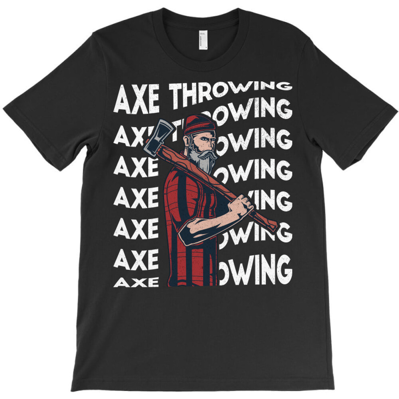 Axe Throwing Trending Red T-shirt | Artistshot