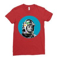 Crypto Benjamin  Cyber Space Astronaut Miner Ladies Fitted T-shirt | Artistshot