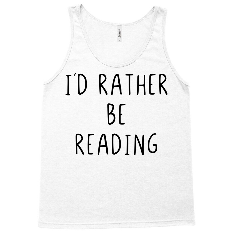 I Would Rather Be Reading Summer Tank Top by deleonnarlish | Artistshot