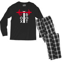 Foxtrot Aviation Phonetic Alphabet Pilot Airplane Men's Long Sleeve Pajama Set | Artistshot