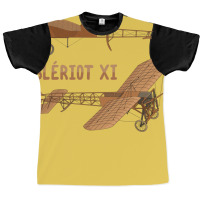 Blriot Xi French Aviation Pioneer Era Plane Diagra Graphic T-shirt | Artistshot