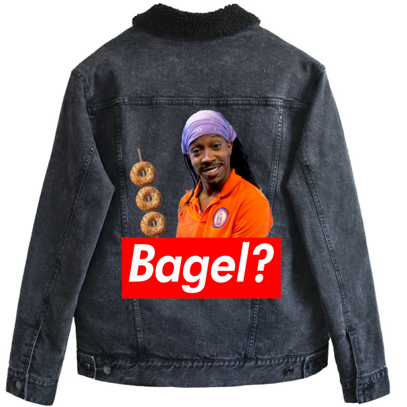 Wanna Buy A Bagel Unisex Sherpa-lined Denim Jacket | Artistshot