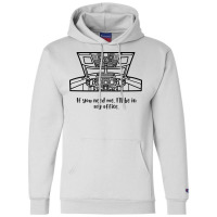 If You Need Me Ill Be In My Office Aviation Hipste Champion Hoodie | Artistshot