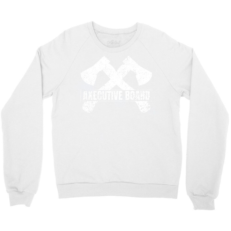 Funny Axe Throwing Lumberjack Hatchet 80s Crewneck Sweatshirt | Artistshot