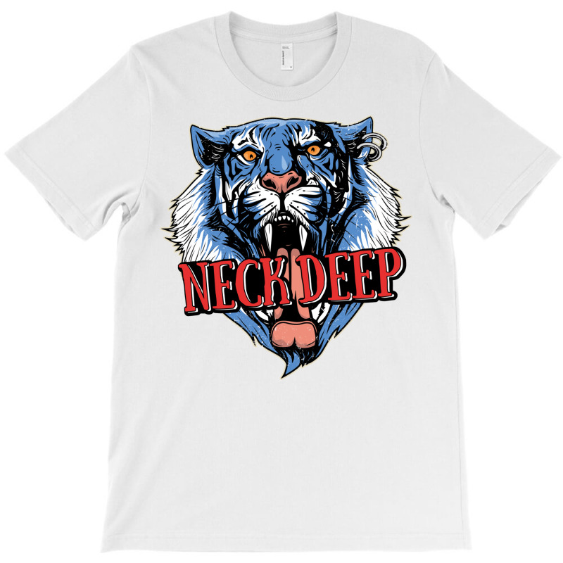 Neck Deep   Tiger T-Shirt by dallycoplina | Artistshot