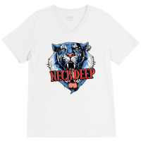 Neck Deep   Tiger V-neck Tee | Artistshot