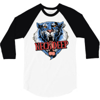 Neck Deep   Tiger 3/4 Sleeve Shirt | Artistshot