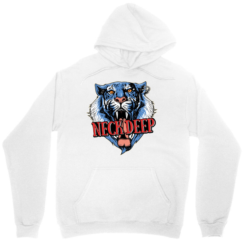 Neck Deep   Tiger Unisex Hoodie by dallycoplina | Artistshot