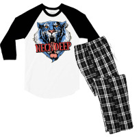 Neck Deep   Tiger Men's 3/4 Sleeve Pajama Set | Artistshot