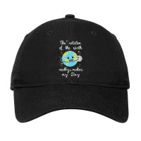 Hot Trend Earth Moon Adjustable Cap | Artistshot