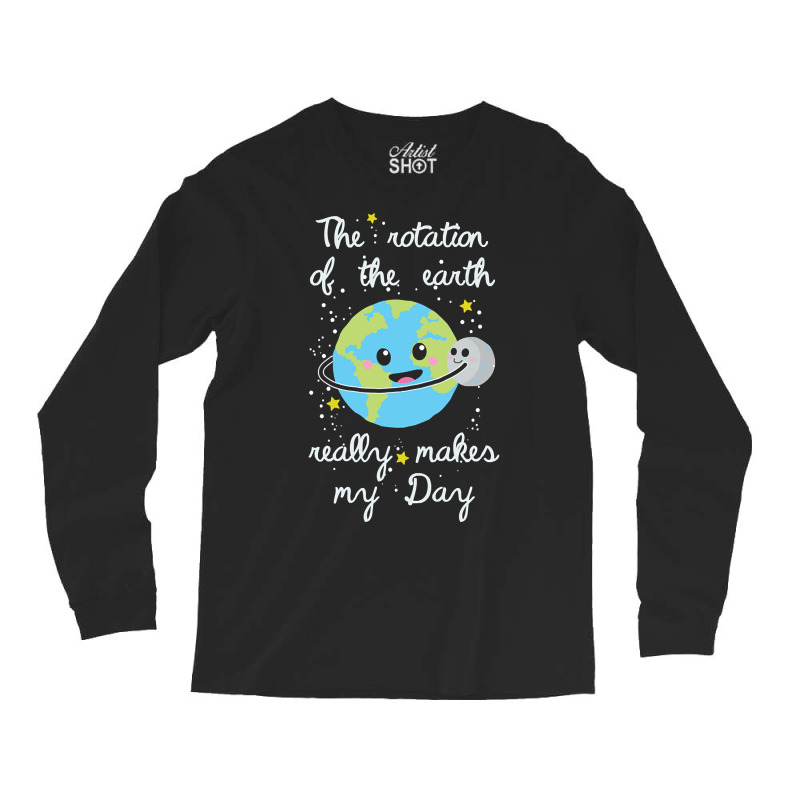 Hot Trend Earth Moon Long Sleeve Shirts | Artistshot