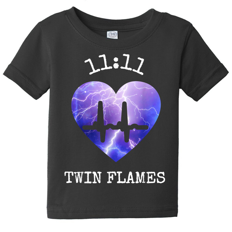 1111 Eleven Eleven Spiritual Twin Flames T Shirt Baby Tee | Artistshot