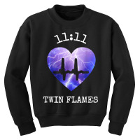 1111 Eleven Eleven Spiritual Twin Flames T Shirt Youth Sweatshirt | Artistshot