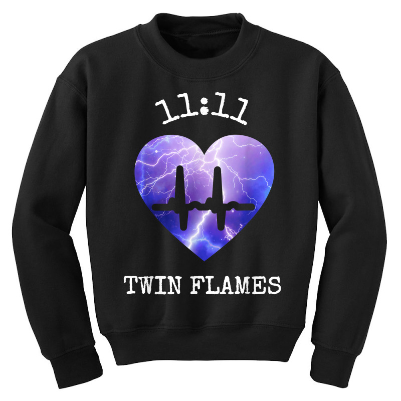 1111 Eleven Eleven Spiritual Twin Flames T Shirt Youth Sweatshirt | Artistshot