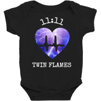 1111 Eleven Eleven Spiritual Twin Flames T Shirt Baby Bodysuit | Artistshot