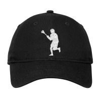 Funny Lacrosse Lover Gift T  Shirt Funny Graphic Lacrosse Ball Stick S Adjustable Cap | Artistshot