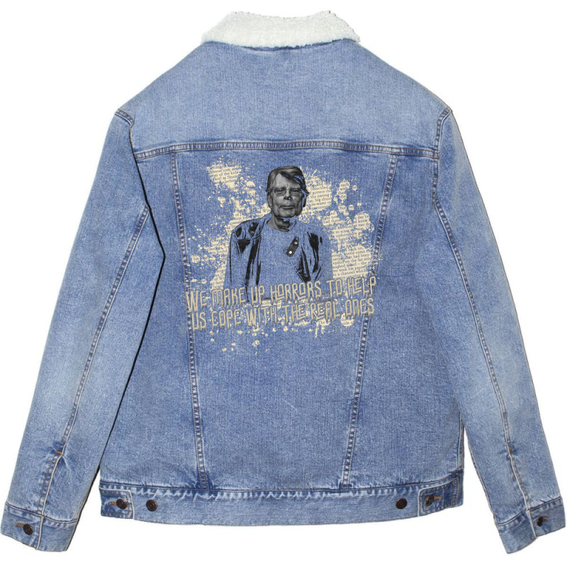 The King Music Unisex Sherpa-Lined Denim Jacket by jelsonjurroru | Artistshot