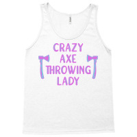 Crazy Axe Throwing Lady Boy Tank Top | Artistshot