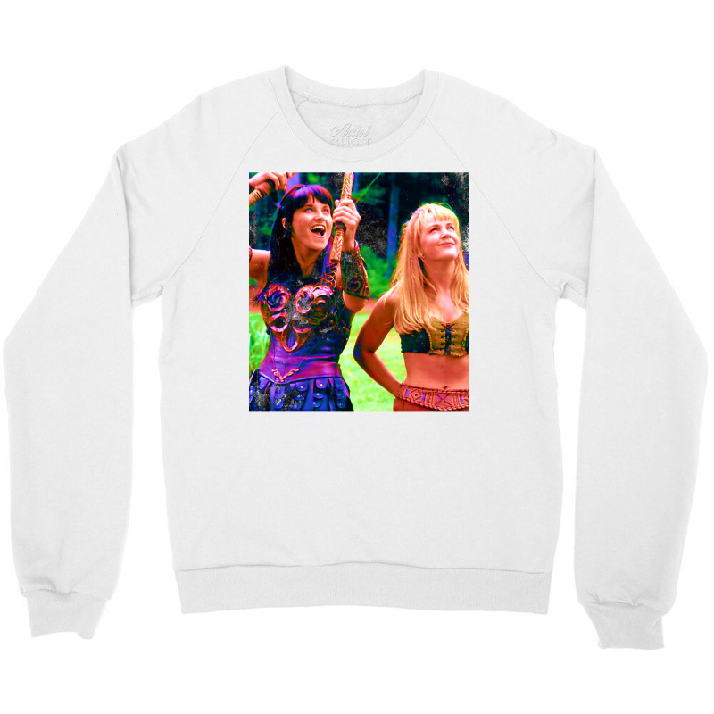 Xena And Gabrielle Art Crewneck Sweatshirt | Artistshot