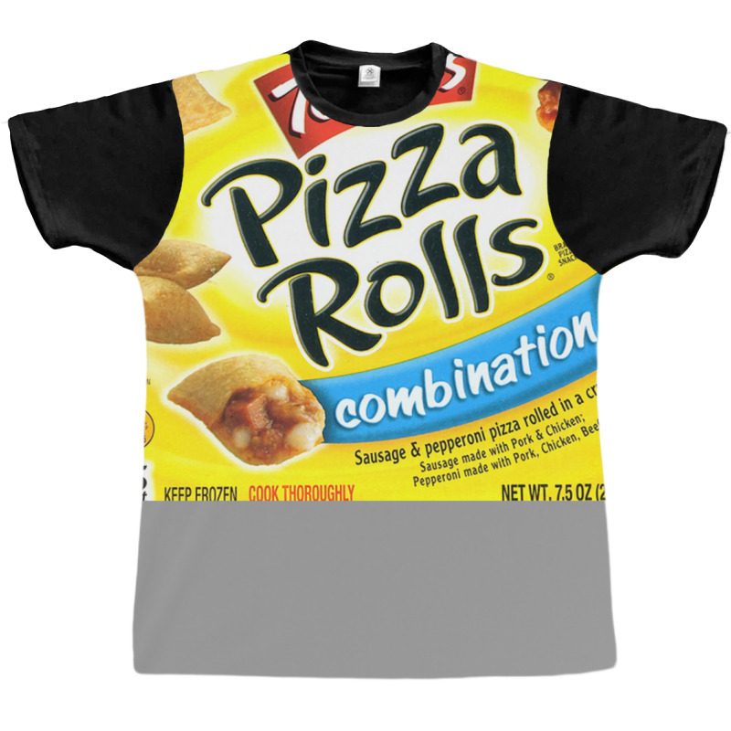 Pizza Rolls Combination Graphic T-shirt by dallycoplina | Artistshot