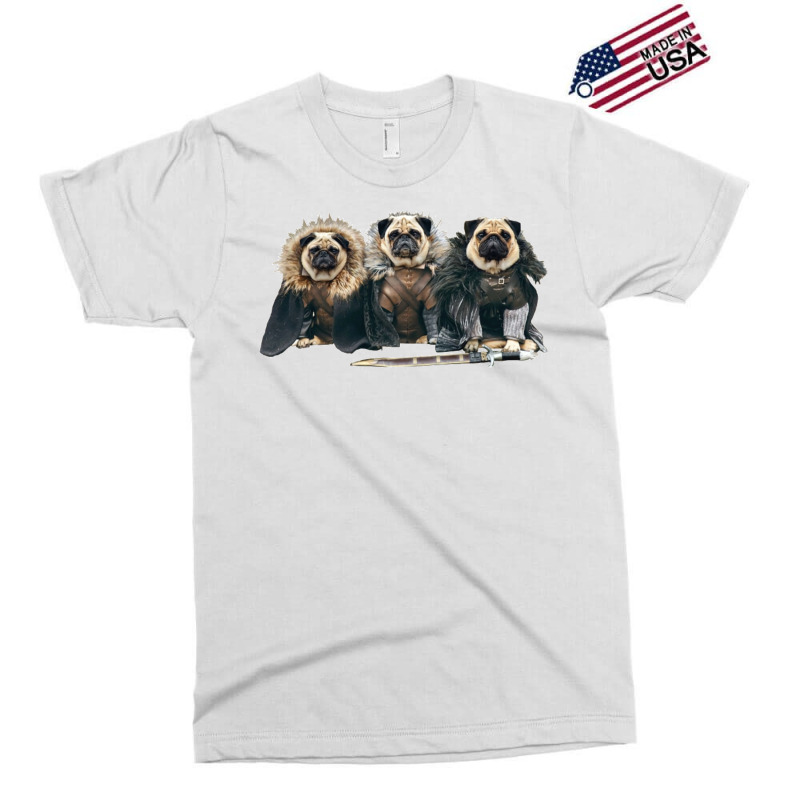 Pug Of Thrones Exclusive T-shirt by dallycoplina | Artistshot