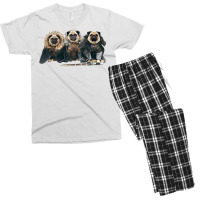 Pug Of Thrones Men's T-shirt Pajama Set | Artistshot