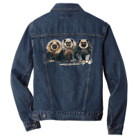 Pug Of Thrones Men Denim Jacket | Artistshot