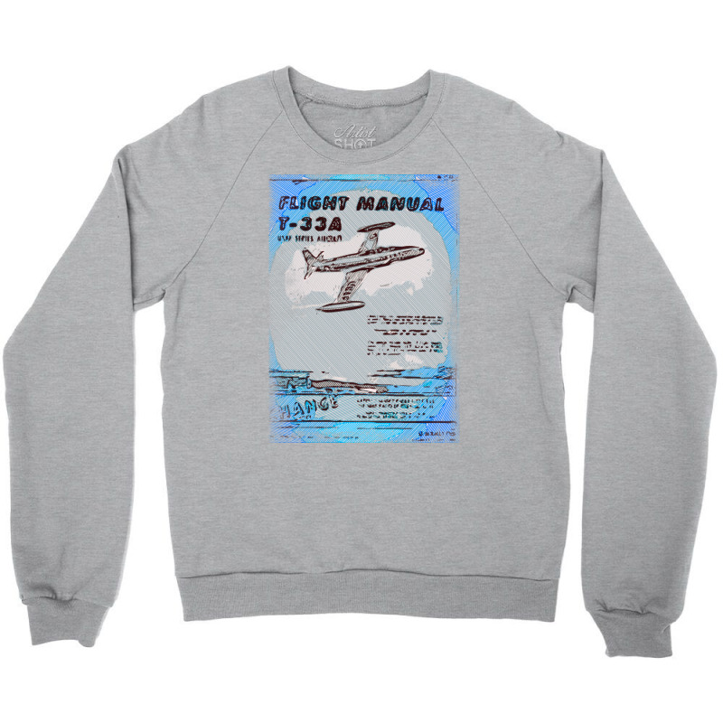 T33a Aviation Cockpit Instrument Gift Crewneck Sweatshirt by doverwhisho | Artistshot