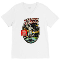 Silver Surf 1978 Cartoons Vintage V-neck Tee | Artistshot