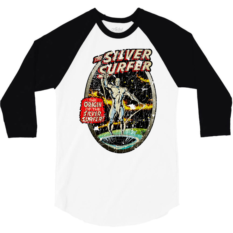 Silver Surf 1978 Cartoons Vintage 3/4 Sleeve Shirt by dallycoplina | Artistshot