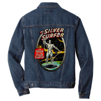 Silver Surf 1978 Cartoons Vintage Men Denim Jacket | Artistshot