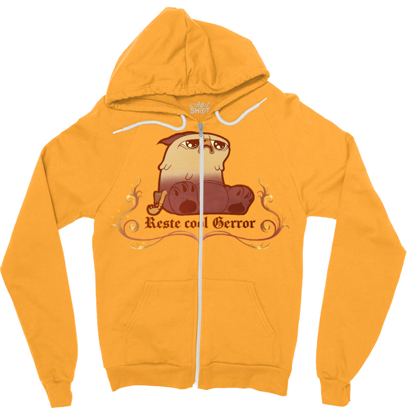 Stay Cool Gerror The Lonely Hero Zipper Hoodie by dallycoplina | Artistshot