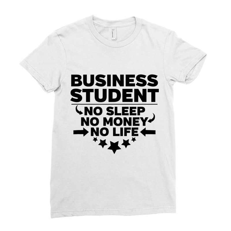 Business Student College Major T Shirt Ladies Fitted T-Shirt by imelde | Artistshot