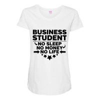 Business Student College Major T Shirt Maternity Scoop Neck T-shirt | Artistshot