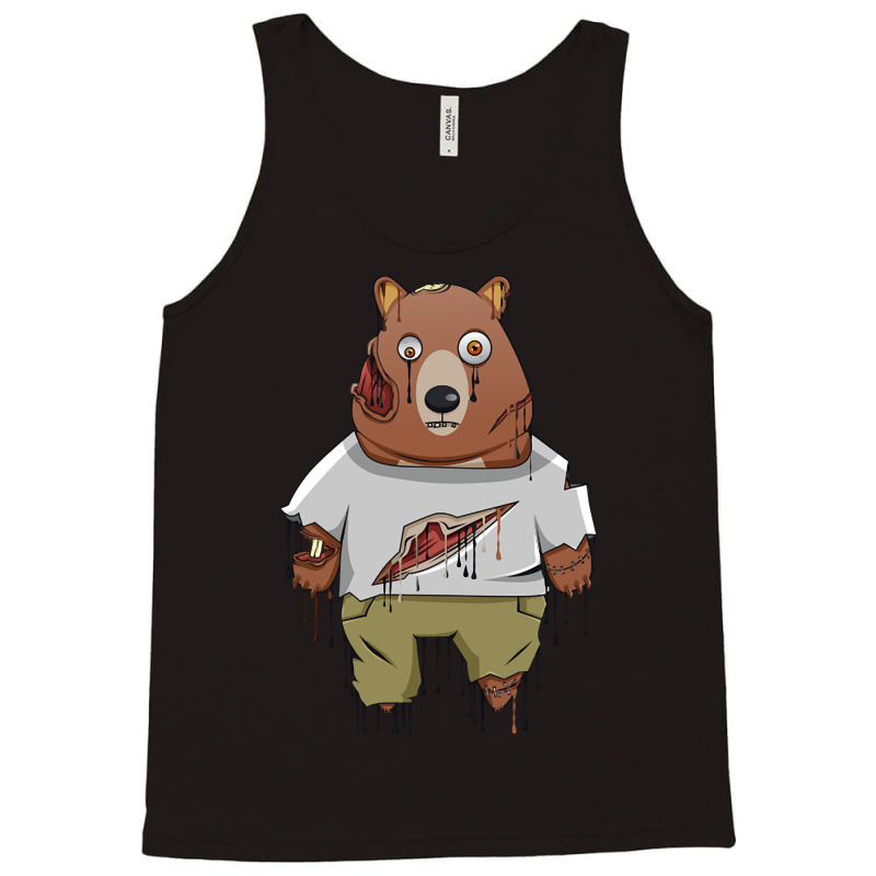 Hot Trend Dripping Zombie Bear Tank Top | Artistshot