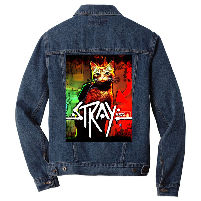 Stray Game1 Men Denim Jacket by dallycoplina | Artistshot