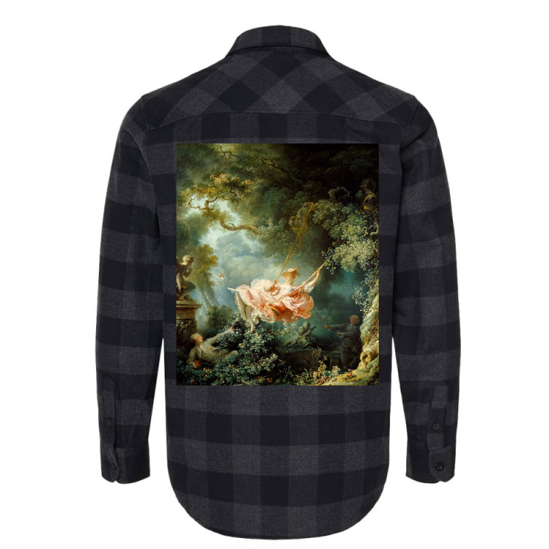 The Swing Jean Honore Fragonard Flannel Shirt by dallycoplina | Artistshot