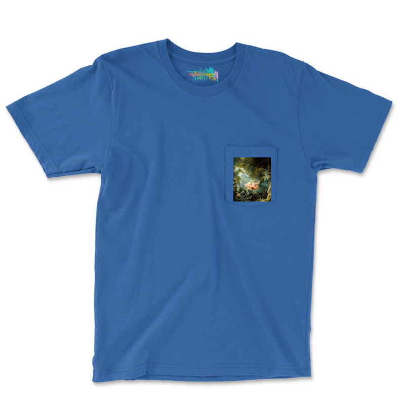 The Swing Jean Honore Fragonard Pocket T-Shirt by dallycoplina | Artistshot