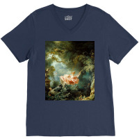 The Swing Jean Honore Fragonard V-neck Tee | Artistshot