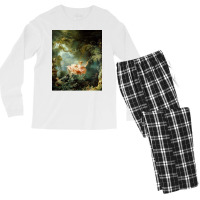 The Swing Jean Honore Fragonard Men's Long Sleeve Pajama Set | Artistshot