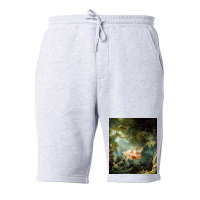 The Swing Jean Honore Fragonard Fleece Short | Artistshot