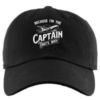 Because I'm The Captain That's Why   Aircraft Airl Kids Cap | Artistshot