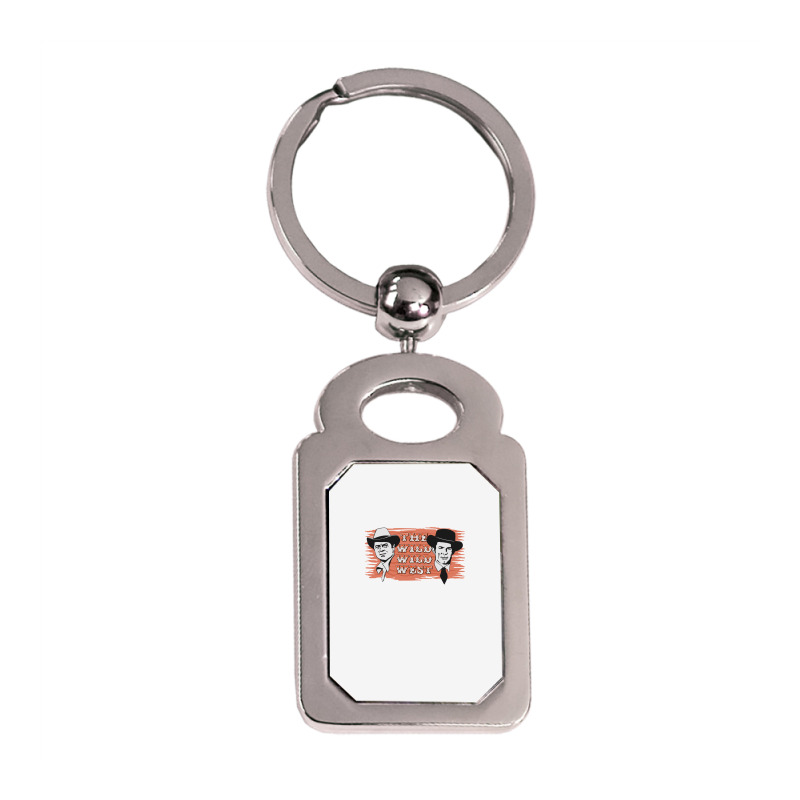 The Wild Wild West Tv Series Colour Silver Rectangle Keychain | Artistshot