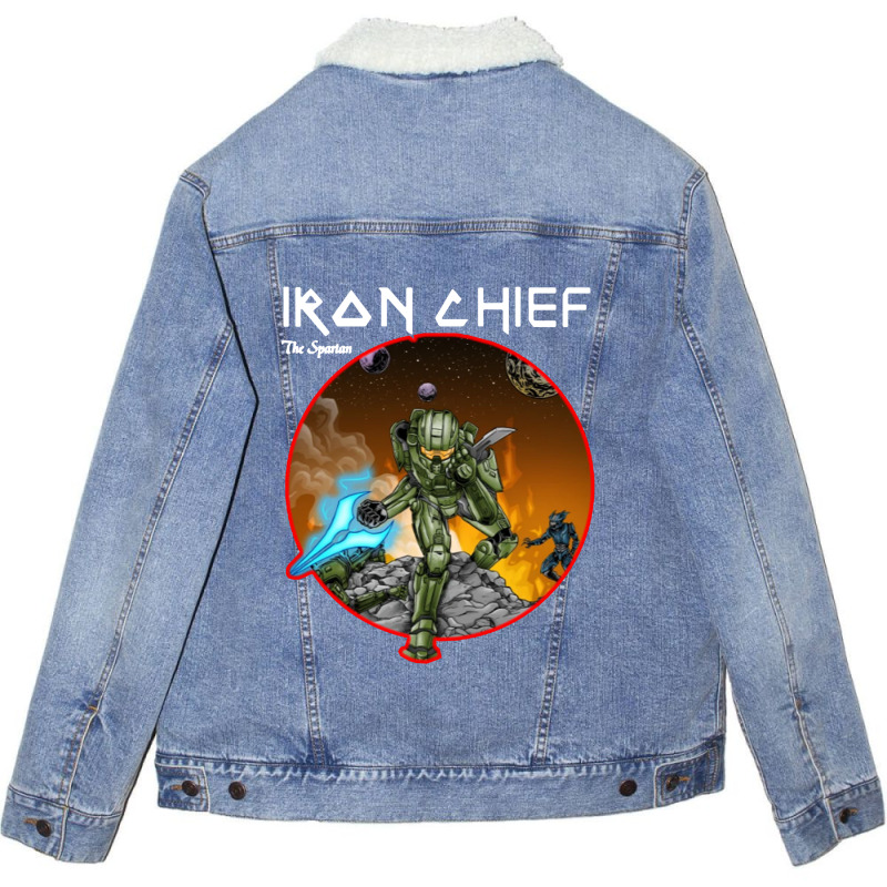 Iron Chief Unisex Sherpa-lined Denim Jacket | Artistshot