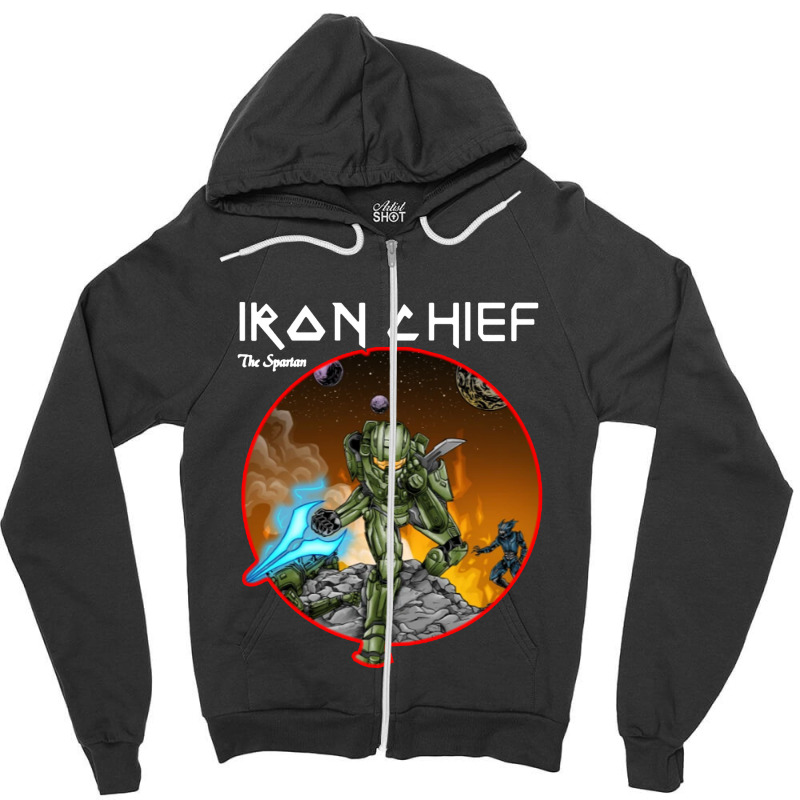 Iron Chief Zipper Hoodie | Artistshot