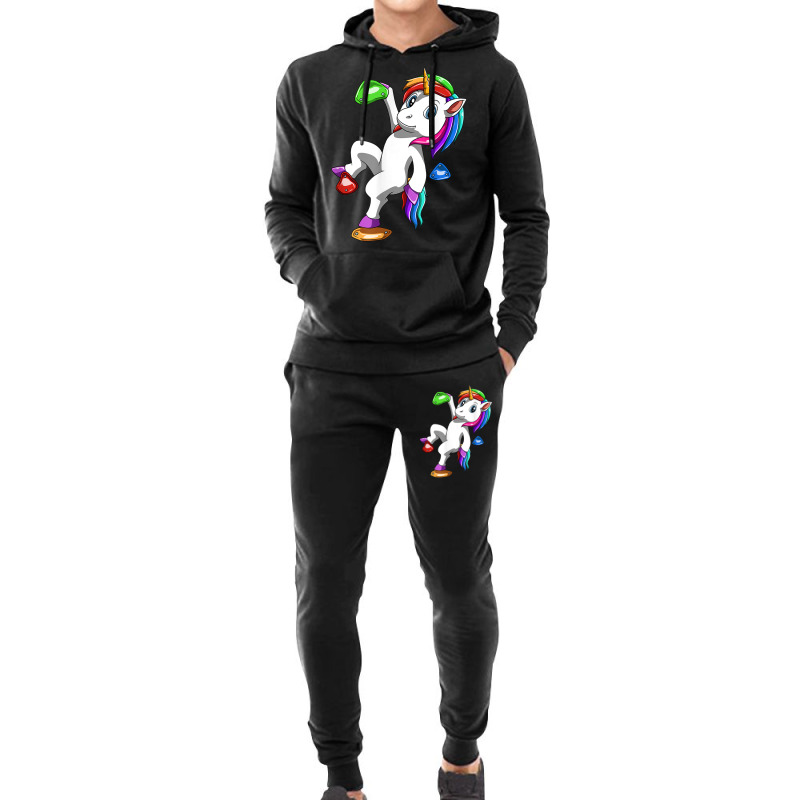 Bouldering And Rock Climbing Unicorn T Shirt Hoodie & Jogger Set | Artistshot