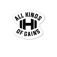 All Kinds Of Gains Hodge Twins Tank Top Sticker | Artistshot