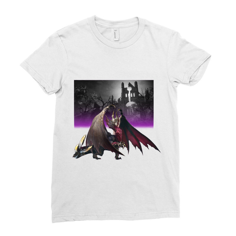 Monster Hunter Rise Ladies Fitted T-Shirt by kursinan | Artistshot