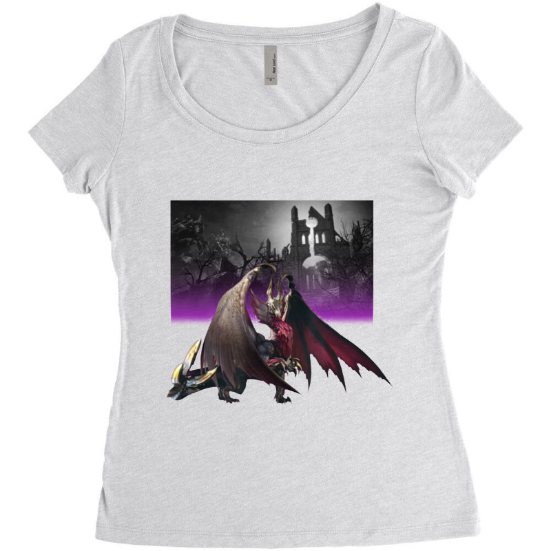 Monster Hunter Rise Women's Triblend Scoop T-shirt by kursinan | Artistshot