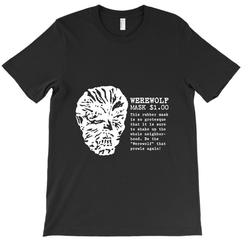 Vintage Werewolf Mask Ad (light) T-shirt | Artistshot